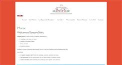 Desktop Screenshot of domainebelric.net